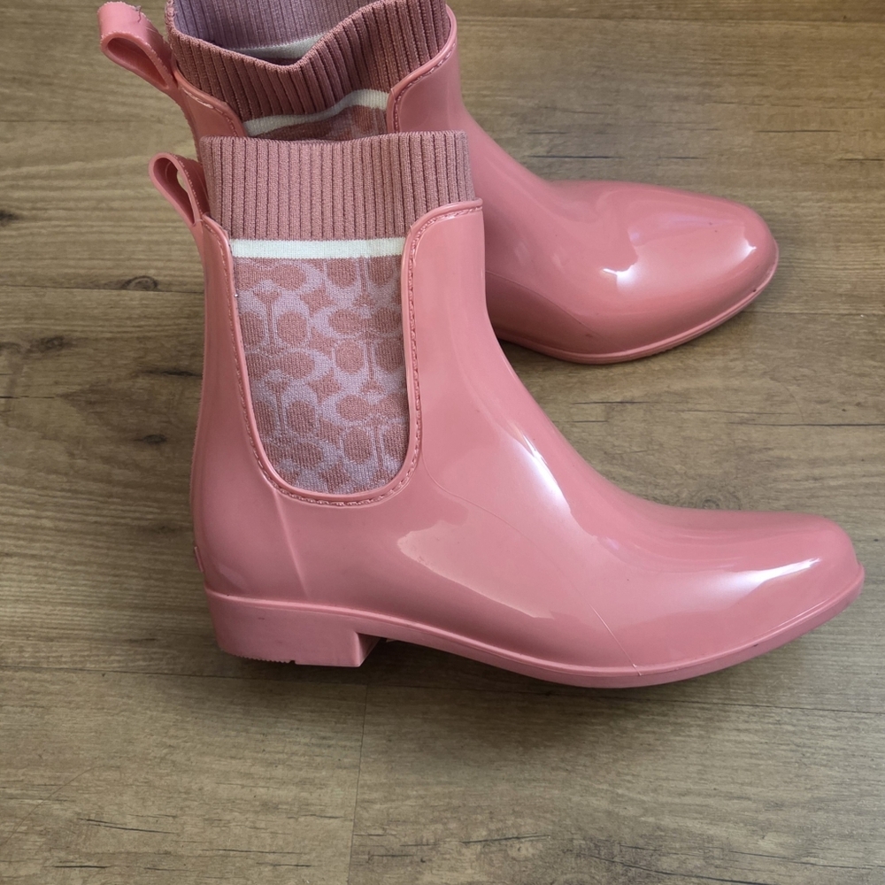 Coach Taffy Rubber Rain Bootie - Picture 6 of 13